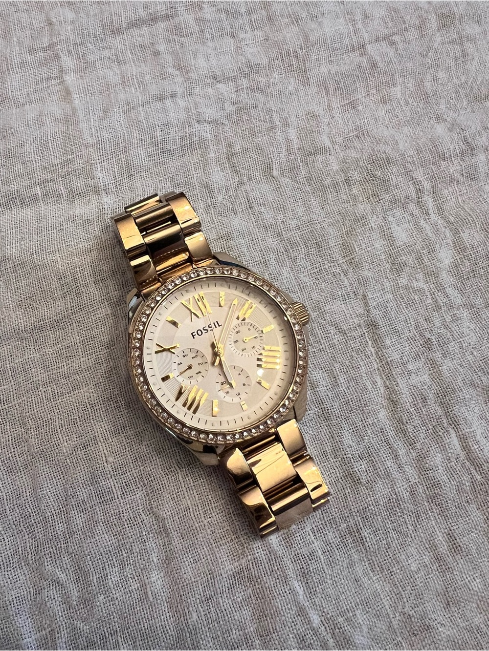 Fossil Cecile Stainless Steel Watch Gold
